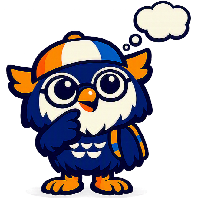 Bhaskara mascot thinking